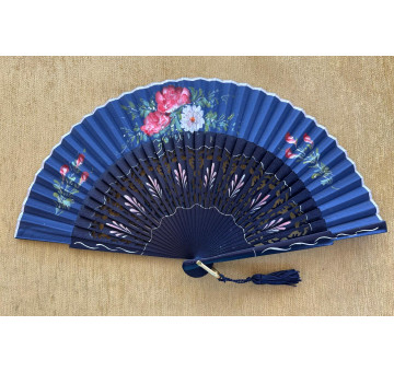 Abanico bolso flores