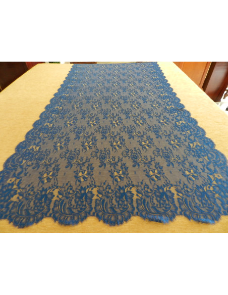 Mantilla máquina azulina 100*220