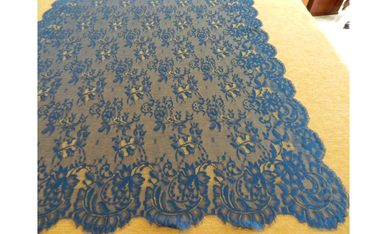 Mantilla máquina azulina 100*220