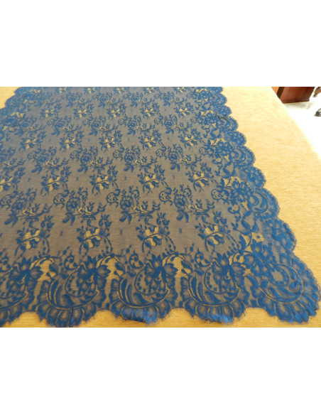 Mantilla máquina azulina 100*220
