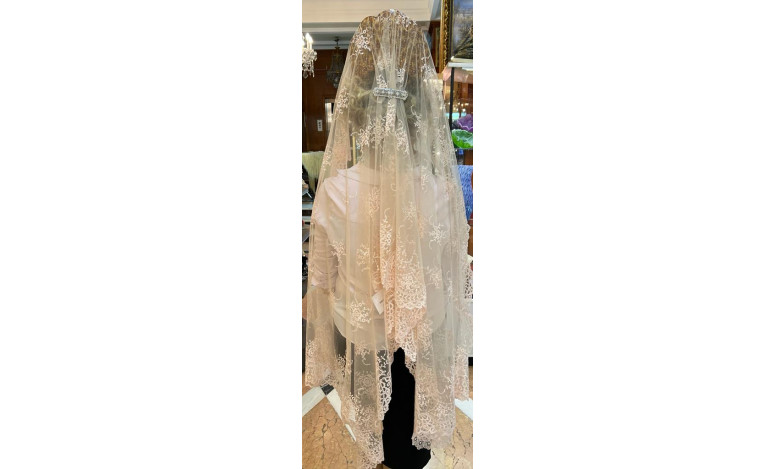 Mantilla máquina nude 100*220