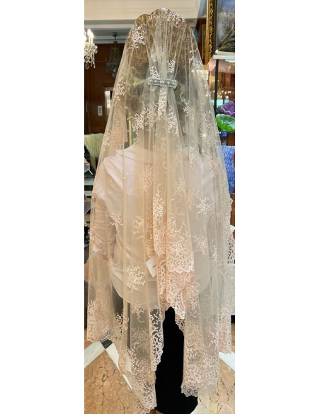Mantilla máquina nude 100*220
