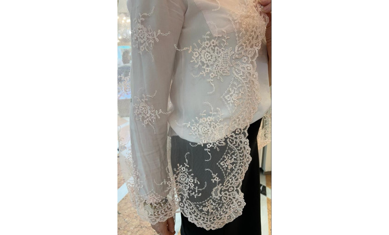 Mantilla máquina nude 100*220