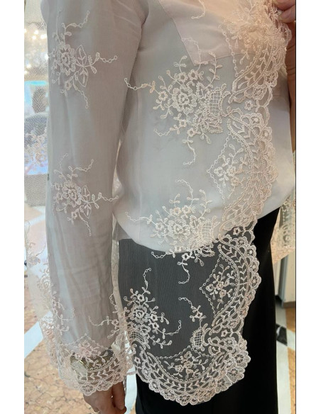 Mantilla máquina nude 100*220