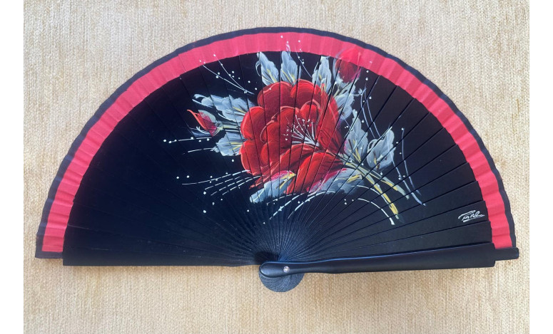 Abanico bolso flor
