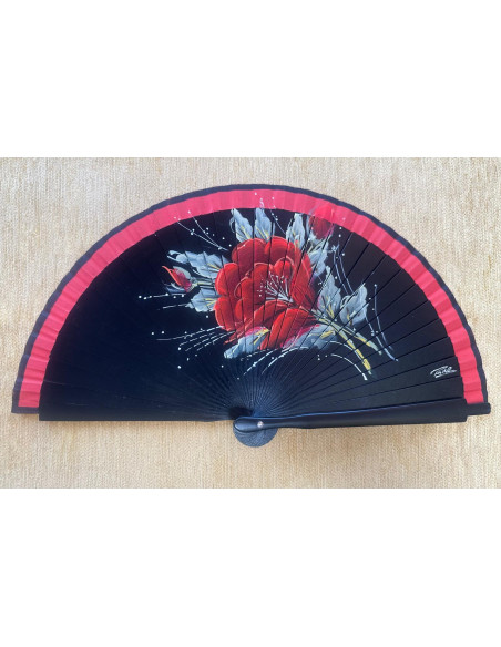 Abanico bolso flor