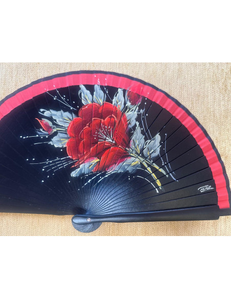 Abanico bolso flor