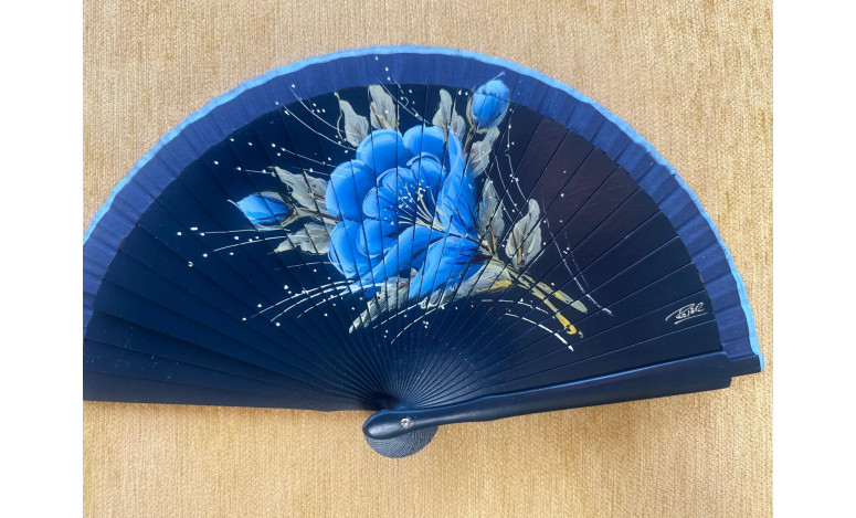 Abanico bolso flor