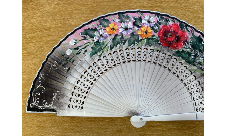 Abanico flores