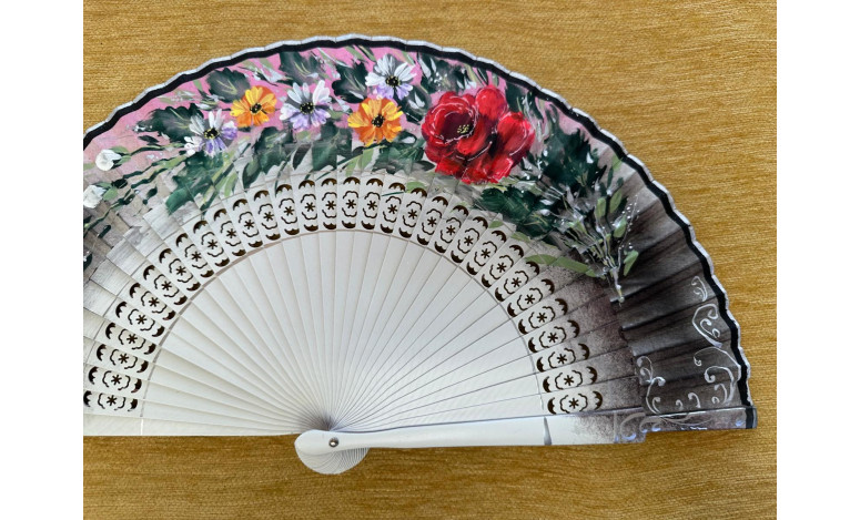 Abanico flores