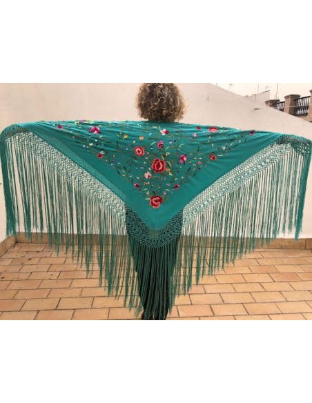 Mantón mano seda 115cm