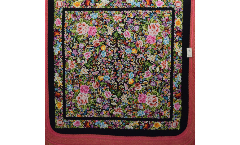 Mantón mano seda 130cm