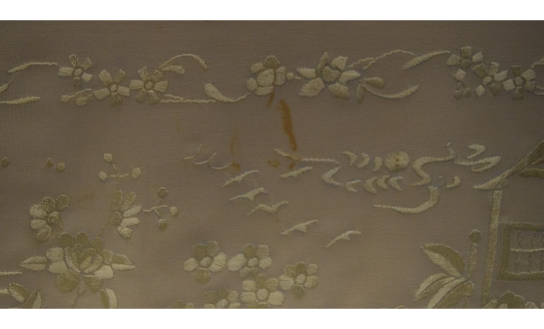 Mantón mano seda chinesco 130cm