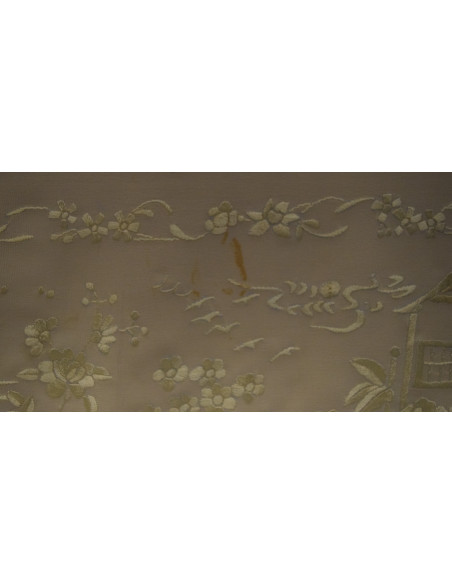Mantón mano seda chinesco 130cm