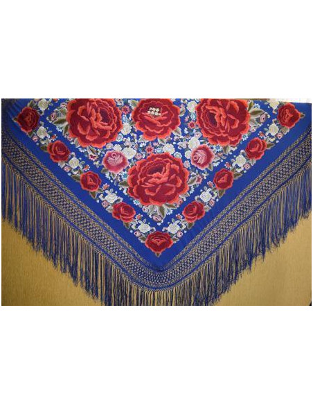 Mantón mano seda 140cm
