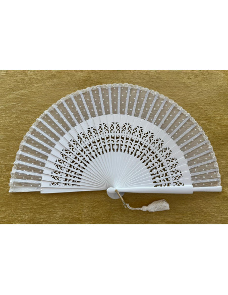 Abanico novia plumeti