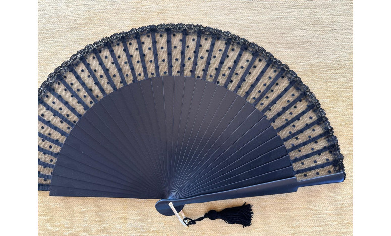 Abanico encaje plumeti
