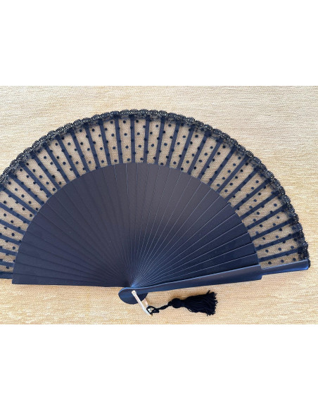 Abanico encaje plumeti