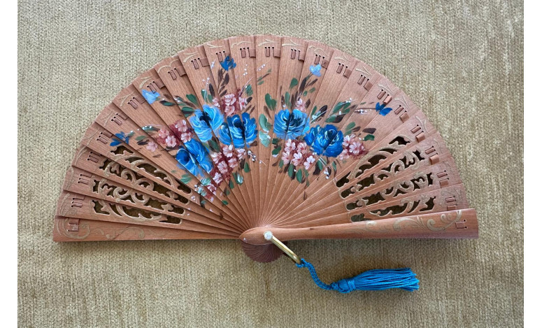 Abanico baraja mini flores