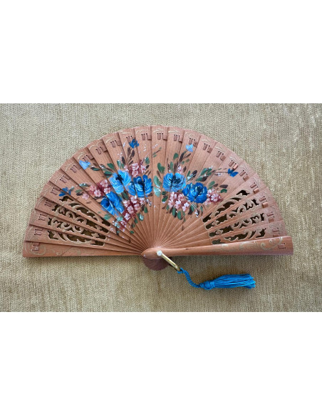 Abanico baraja mini flores