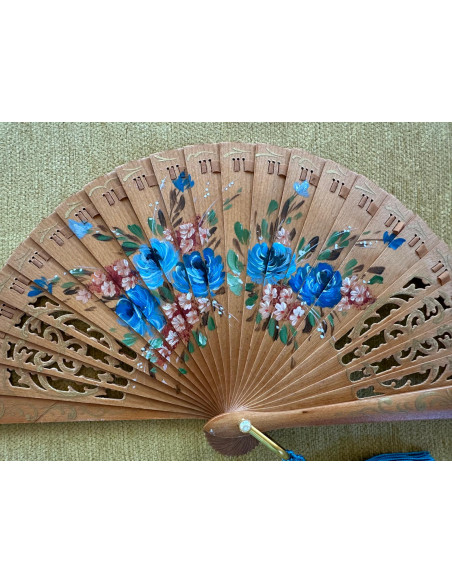 Abanico baraja mini flores