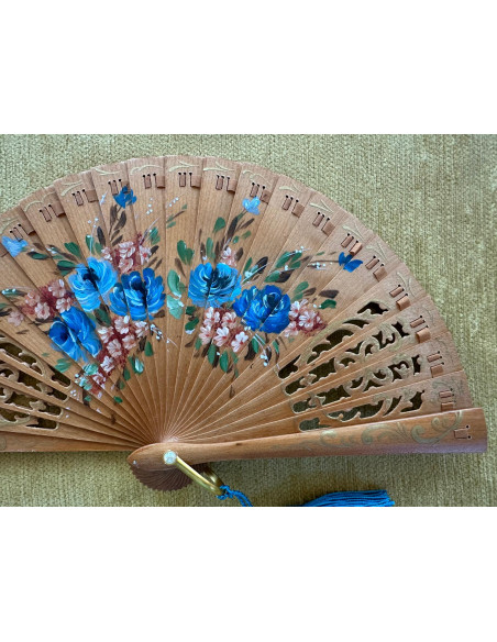 Abanico baraja mini flores