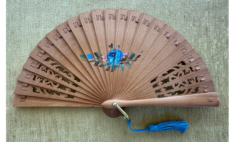 Abanico baraja mini flores