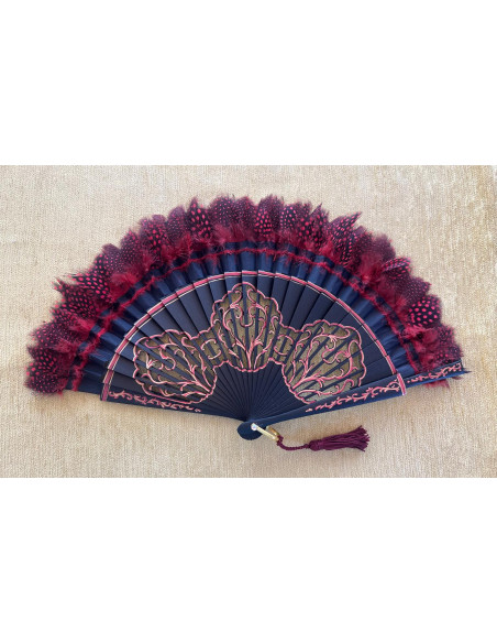 Abanico plumas