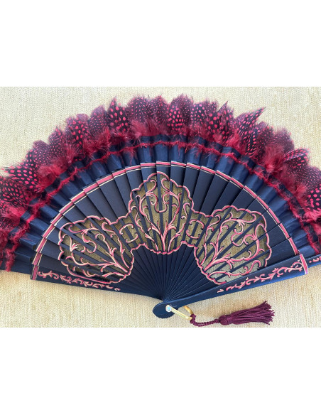 Abanico plumas