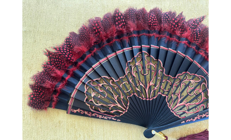 Abanico plumas