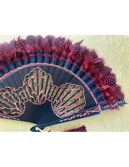 Abanico plumas