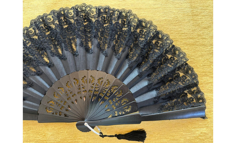 Abanico novia encaje