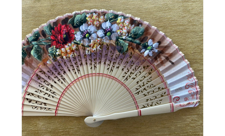 Abanico flores