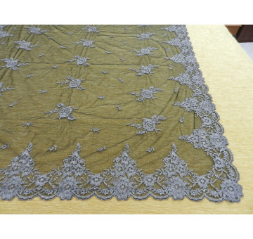 Mantilla máquina negro plata 120*220 2