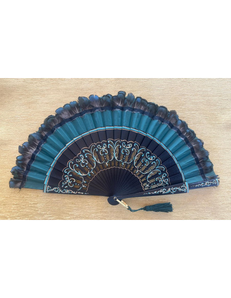 Abanico plumas