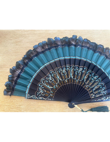 Abanico plumas
