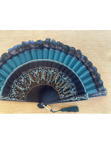 Abanico plumas