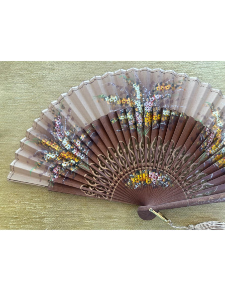 Abanico peral flores
