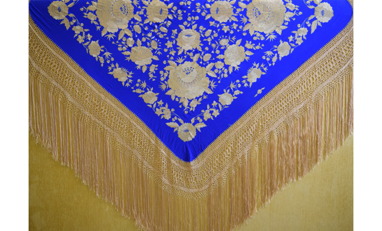 Mantón mano seda 140cm