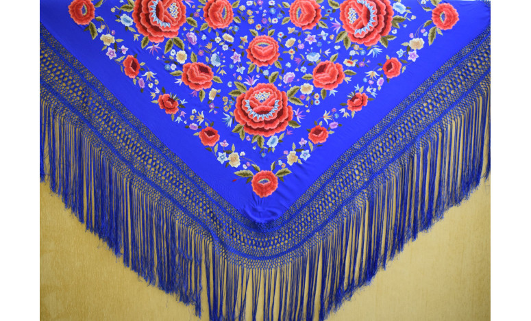 Mantón mano seda 140cm