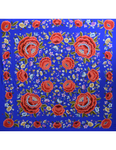 Mantón mano seda 140cm