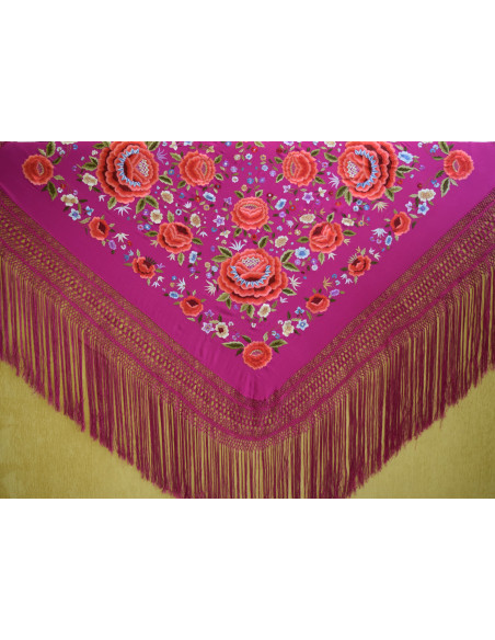 Mantón mano seda 140cm