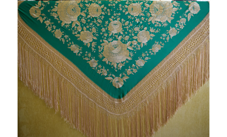Mantón mano seda 140cm