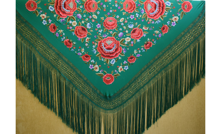 Mantón mano seda 140cm