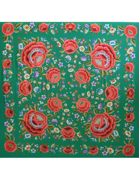 Mantón mano seda 140cm