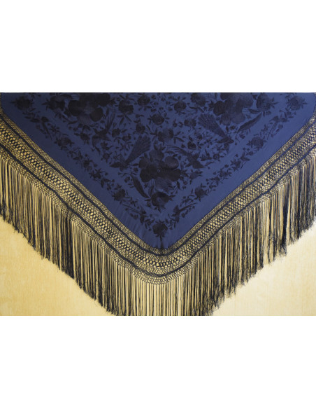 Mantón mano seda 140cm