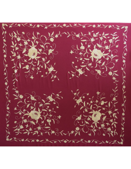 Mantón mano seda 140cm