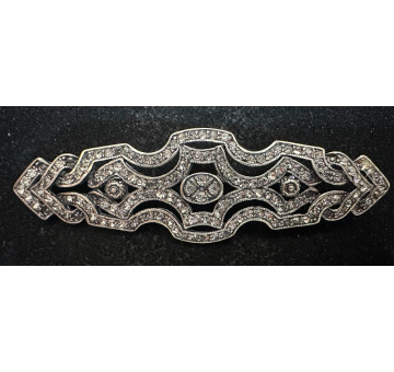 Broche mantilla rodio 2
