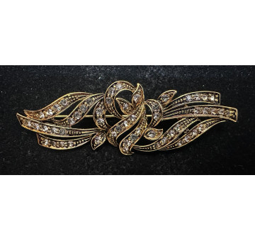 Broche mantilla rodio 2