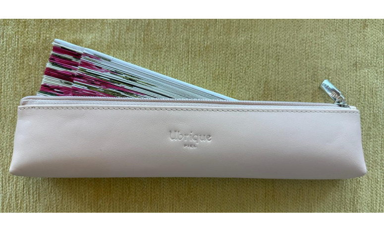 Funda abanico piel